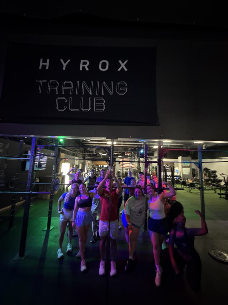 Hyrox Training Club group photo at Modern Fitness