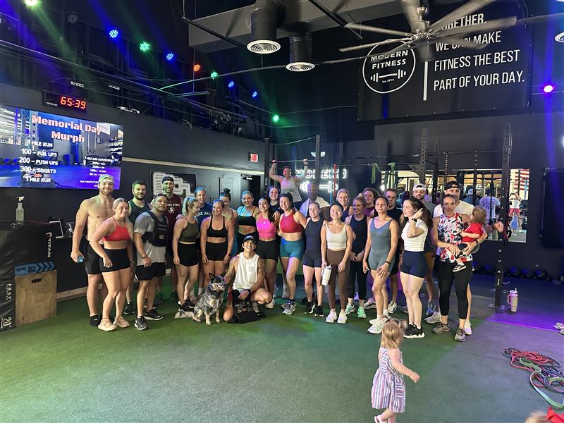 Modern Fitness community group photo - Memorial Day Murph